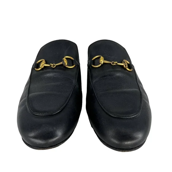 Gucci Princetown black leather bit loafer mules that fit like a 7 - Picture 4 of 9